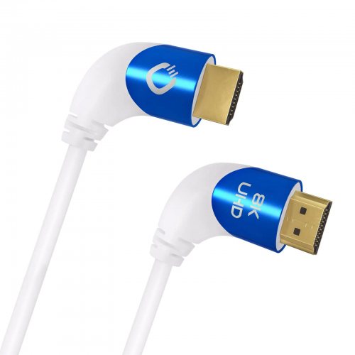 Oehlbach Shape Magic UHD 90 White 1.5 m HDMI кабель