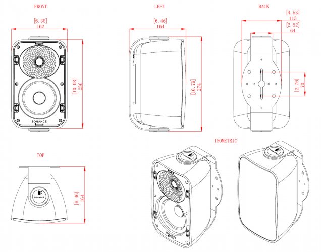 Размеры Sonance Mariner MX56