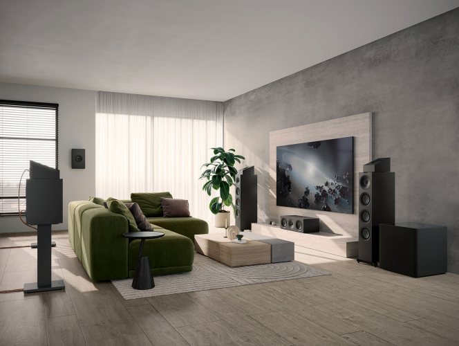 KEF Q8 Meta Satin Black Акустика для Dolby Atmos