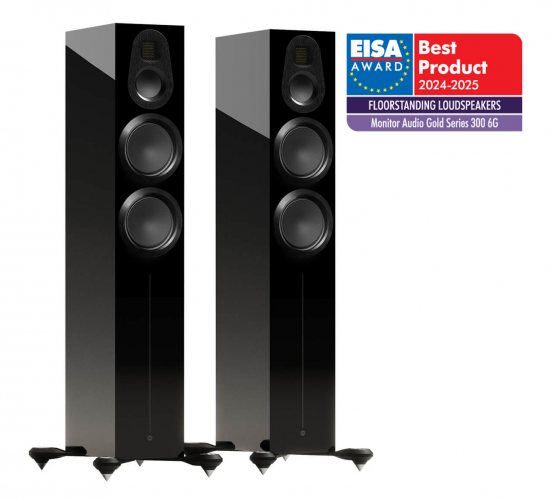 Напольная акустика Monitor Audio Gold 300 6G (High-Gloss Black)