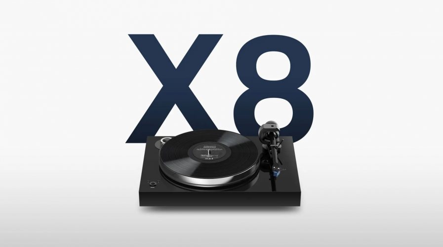 Проигрыватель виниловых дисков Pro-Ject X8 Evolution Superpack High Gloss Black