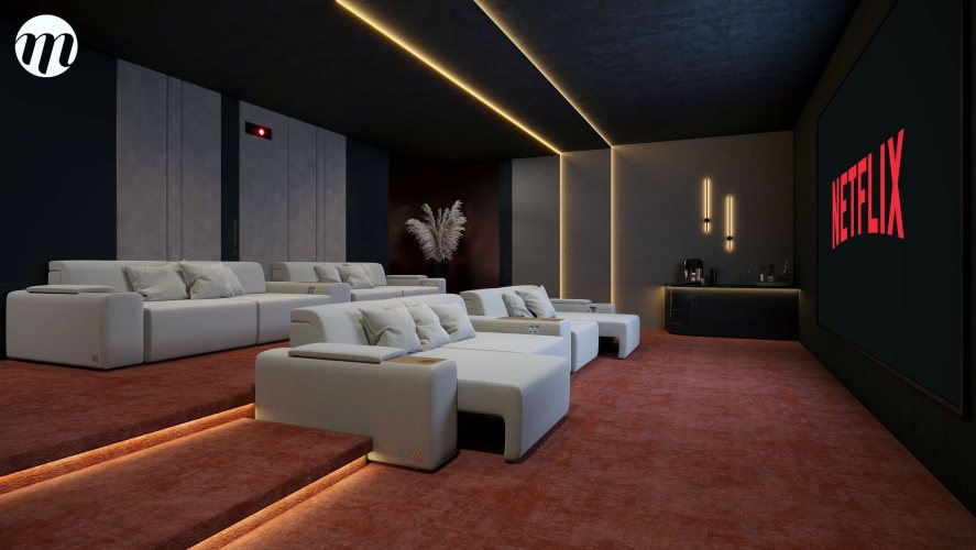Moovia BUDAPEST диван для домашнего кинотеатра