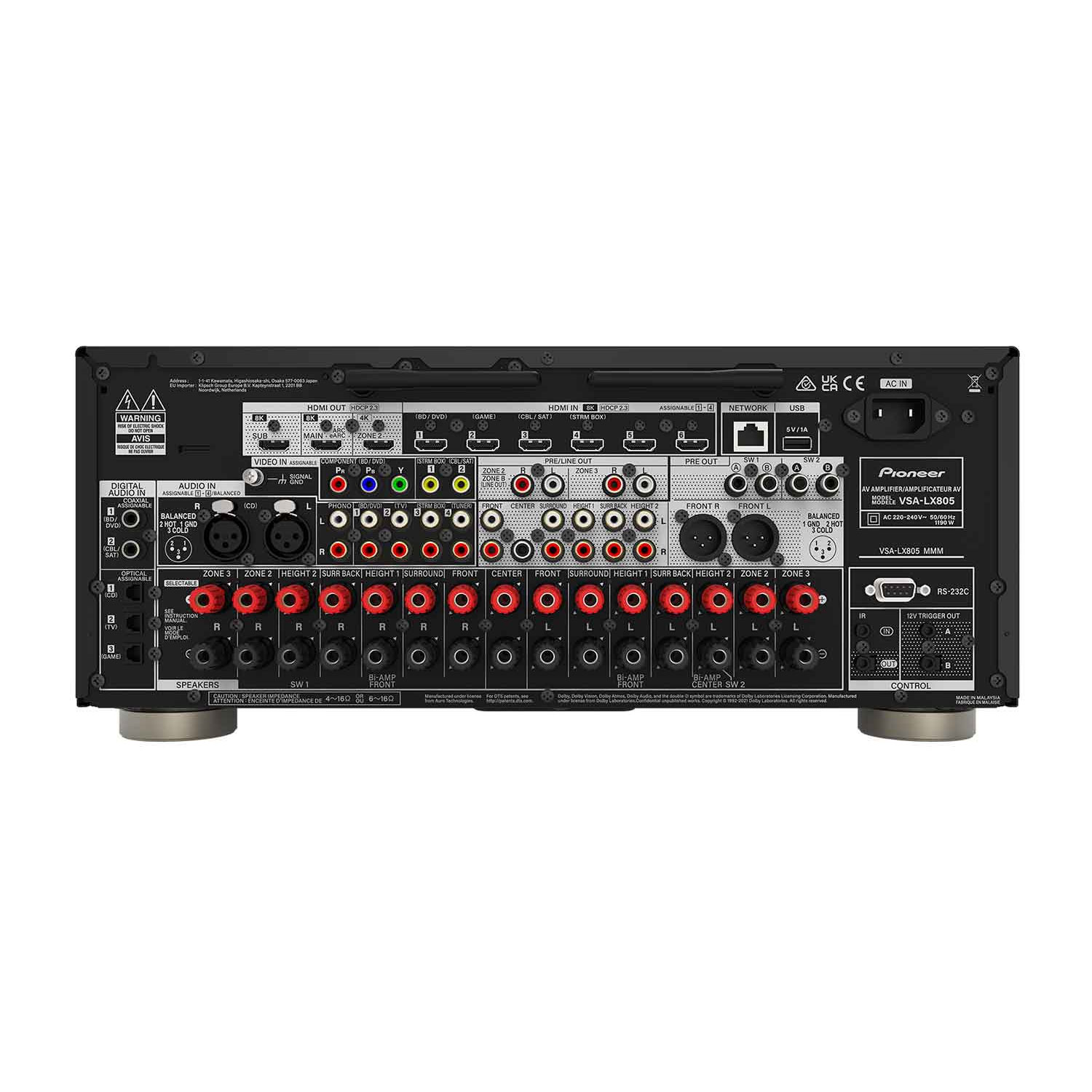 Pioneer VSA-LX805 AV ресивер с сетевыми функциями