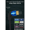 Oehlbach Shape Magic UHD 90 Black 1.5 m HDMI кабель