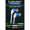 Oehlbach Shape Magic UHD 90 White 1.5 m HDMI кабель