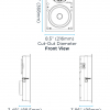 Размеры James Loudspeaker VXQ88